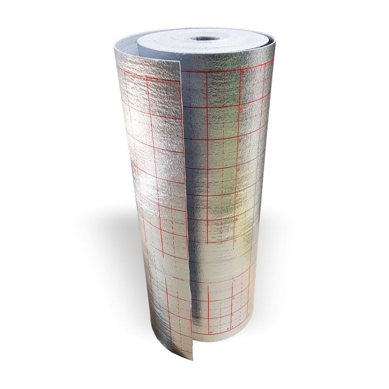 Подложка из вспененного полиэтилена для теплого пола, 3 мм (1,2х25 м)